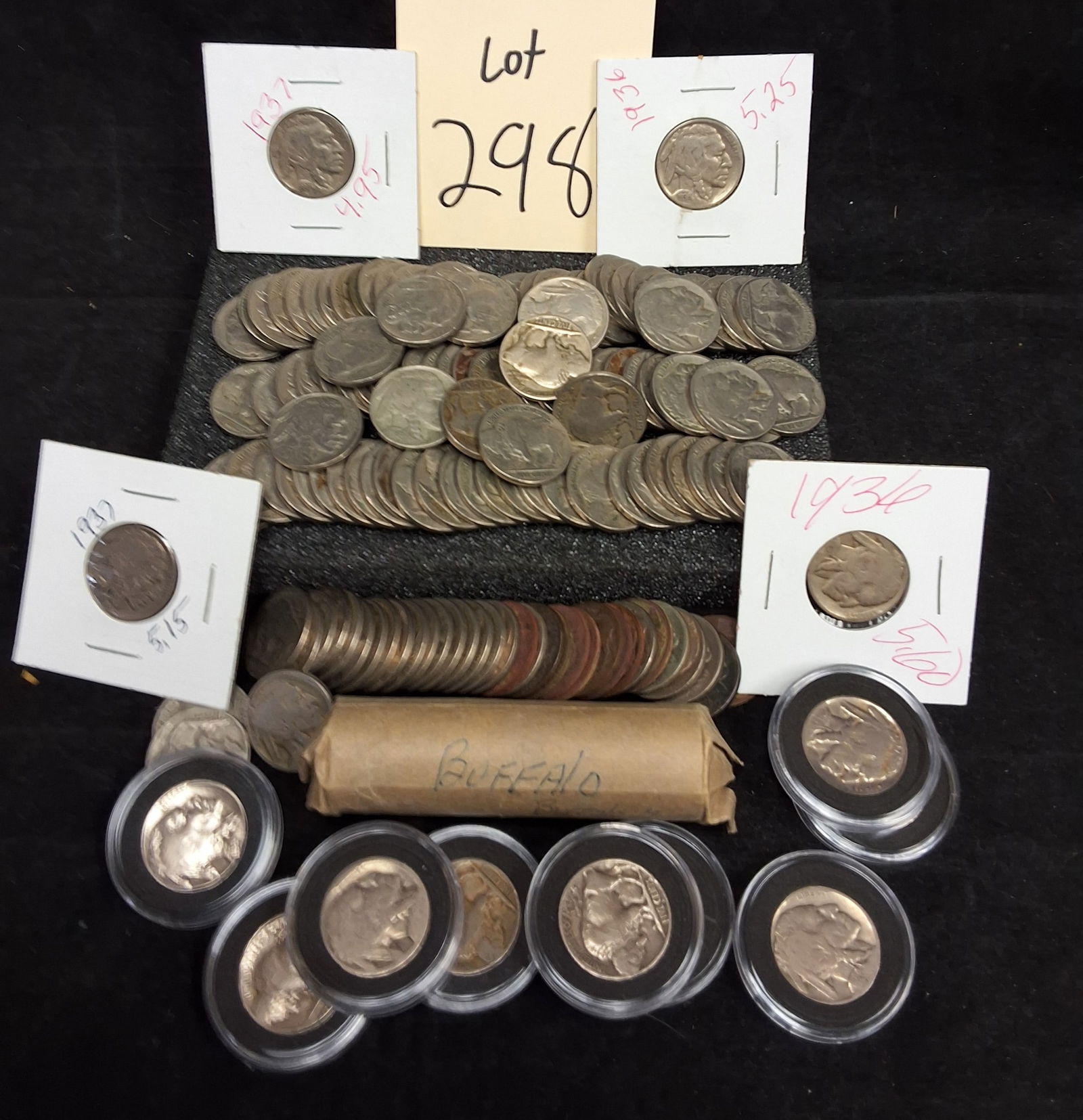 US 1913-1938 A Collection of Five Cents, Copper-Nickel, KM-134 (1 of 3)
