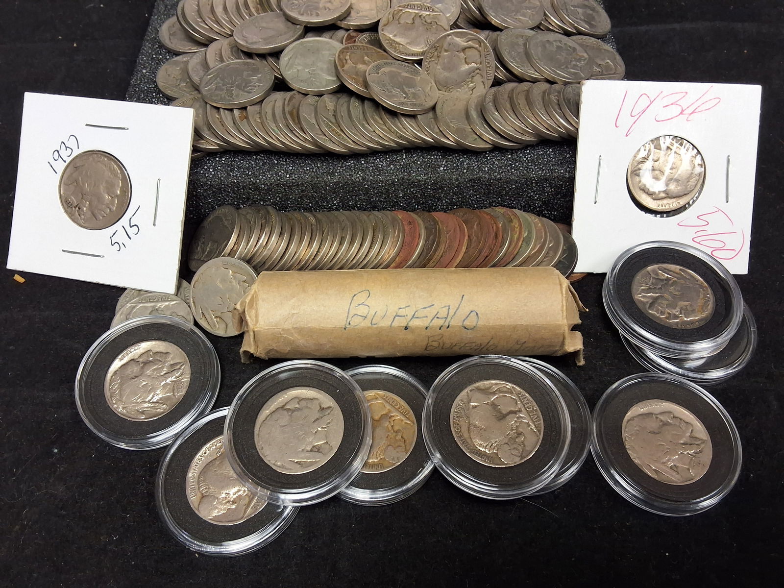 US 1913-1938 A Collection of Five Cents, Copper-Nickel, KM-134 - 3