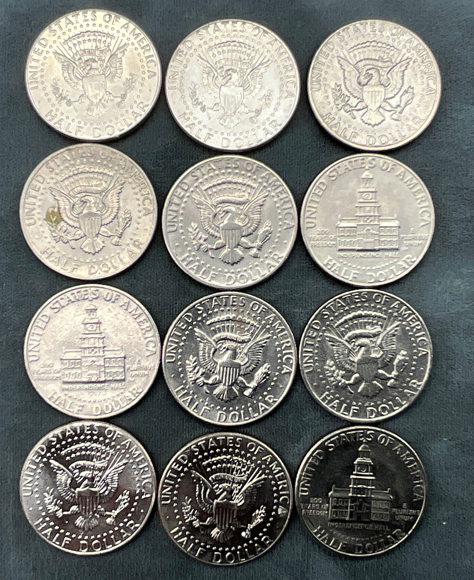 US 1971-2024 Kennedy Half Dollar Collection, Copper-Nickel Clad, KM-202/205 - 3