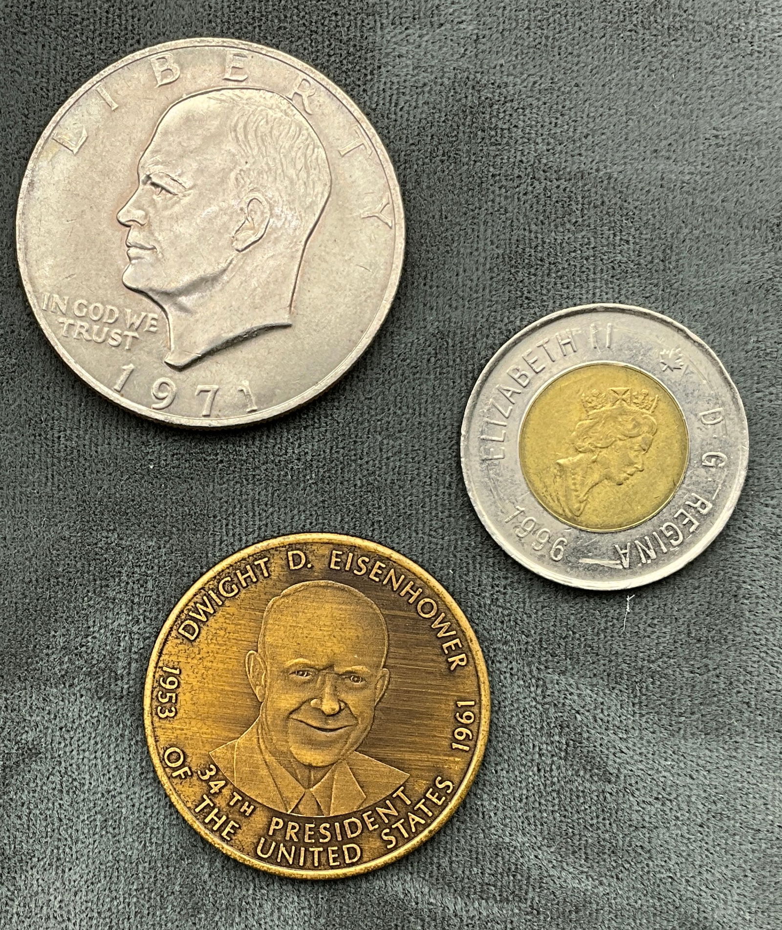 A Lot of US and CA Coins and Medal, 1898-1996, Silver and Base Metal - 2