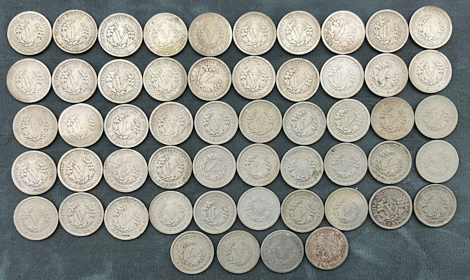 US 1901-1912 A Collection of Liberty Head Nickels, Cupro-Nickel, KM-112 - 5