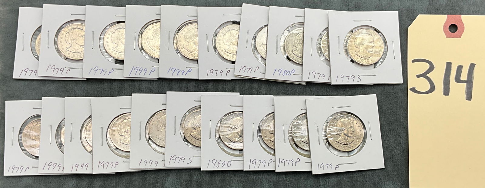 US 1979-1999 Susan B. Anthony Dollars, Copper-Nickel Clad, KM-207 (1 of 2)