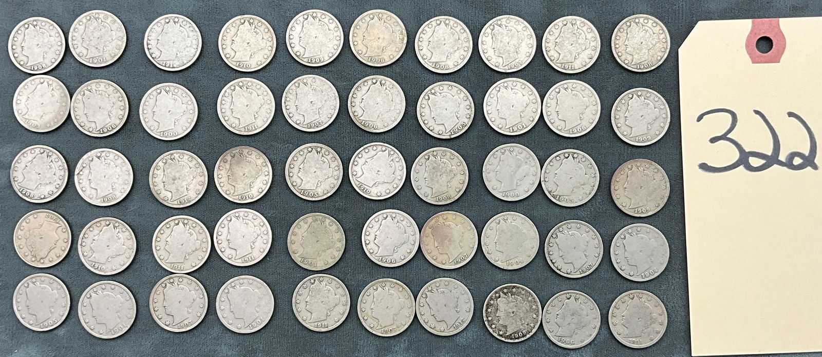 US 5 Cents 1900-1912 Liberty Head "V" Nickel Collection (1 of 5)