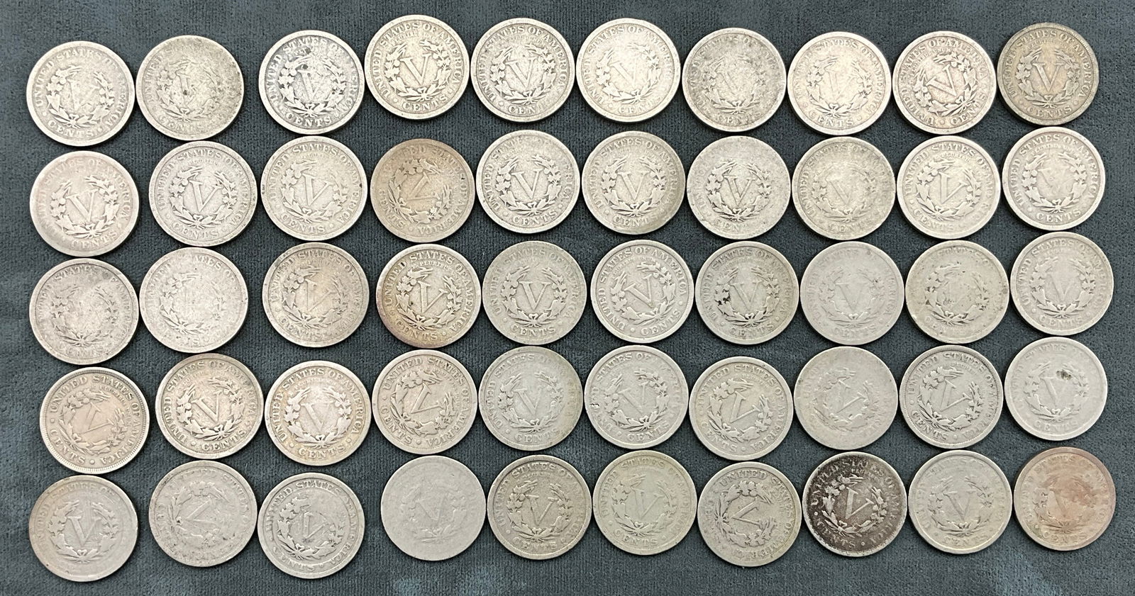 US 5 Cents 1900-1912 Liberty Head "V" Nickel Collection - 3