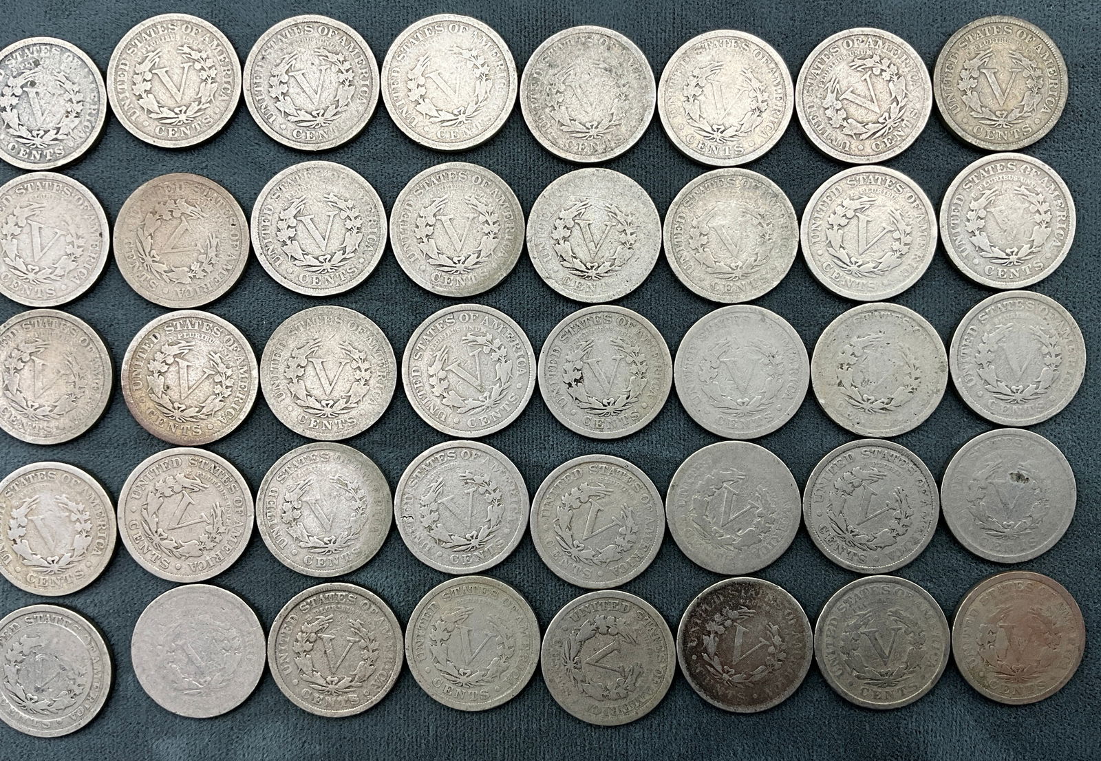 US 5 Cents 1900-1912 Liberty Head "V" Nickel Collection - 4