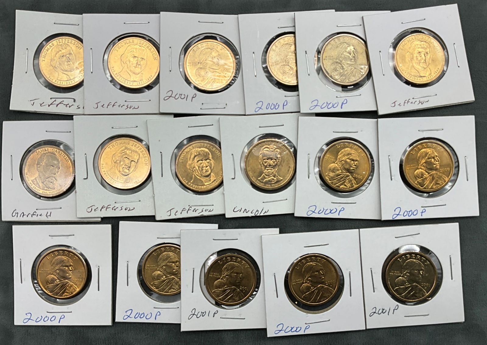 US 2000-2011 $1 Coin Collection, Manganese-Brass - 2