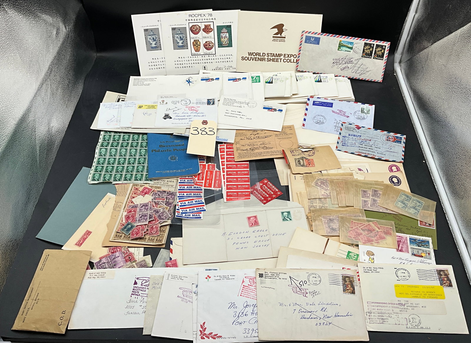 US & WW Philatelic Accumulation, Mint Sheets, ROCPEX '78, and Postal History (1 of 6)
