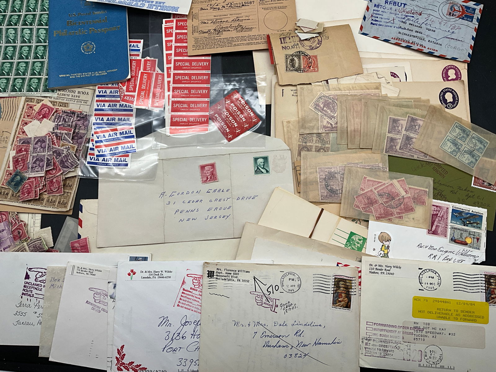 US & WW Philatelic Accumulation, Mint Sheets, ROCPEX '78, and Postal History - 2