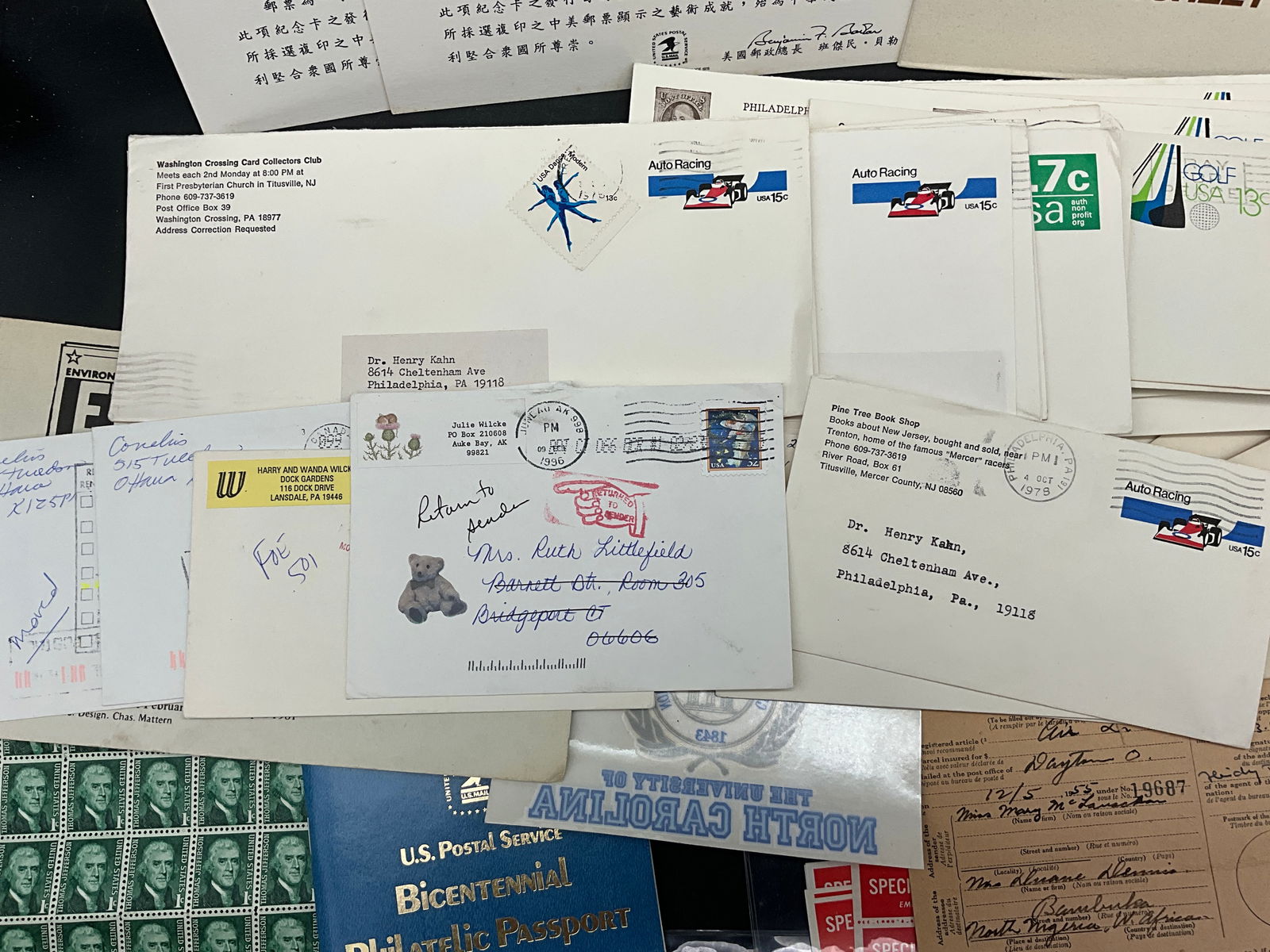 US & WW Philatelic Accumulation, Mint Sheets, ROCPEX '78, and Postal History - 5