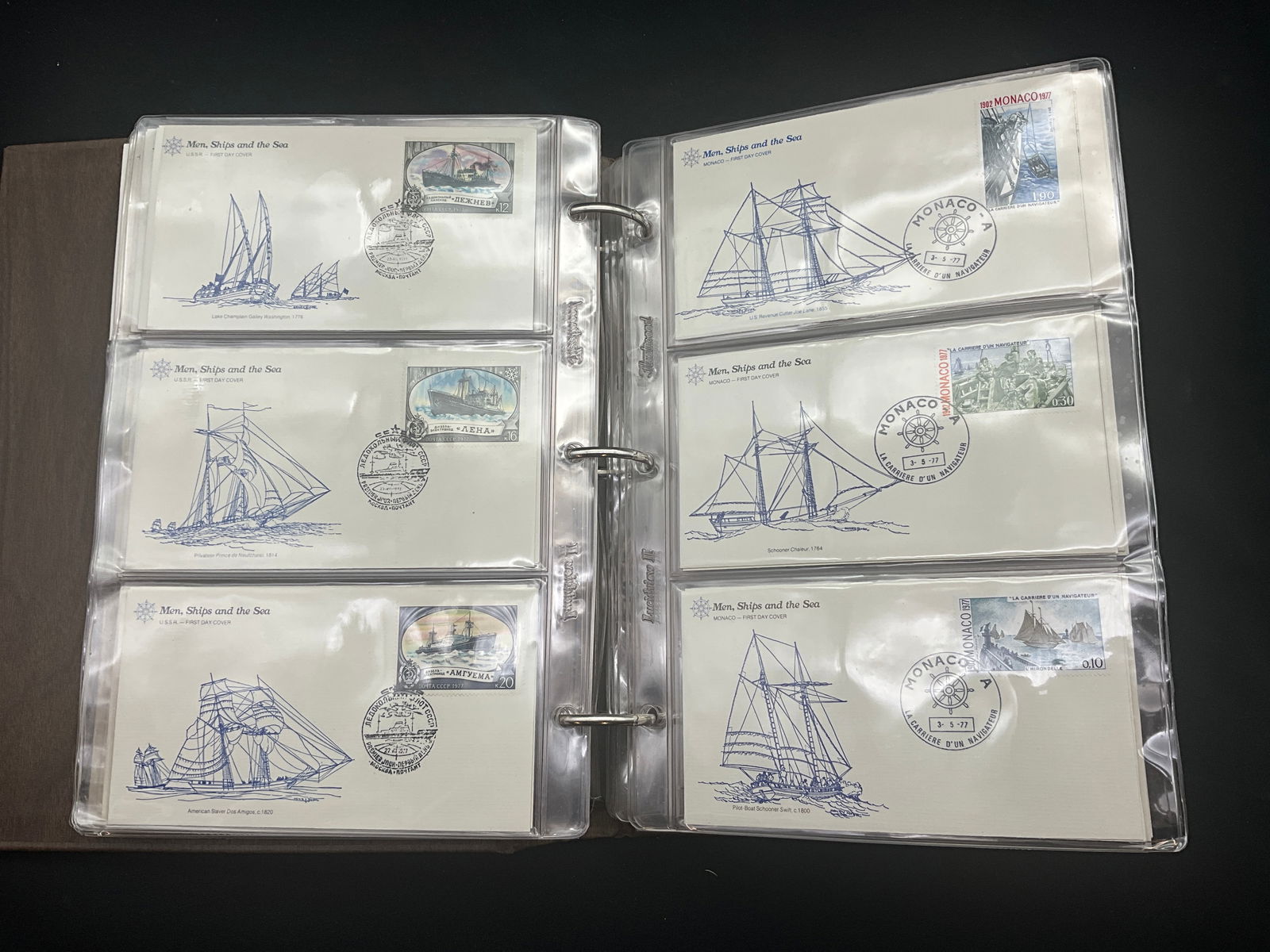 Fleetwood, A Pair of Yorktown First Day Cover Collection Binders, 1976-1981 - 9