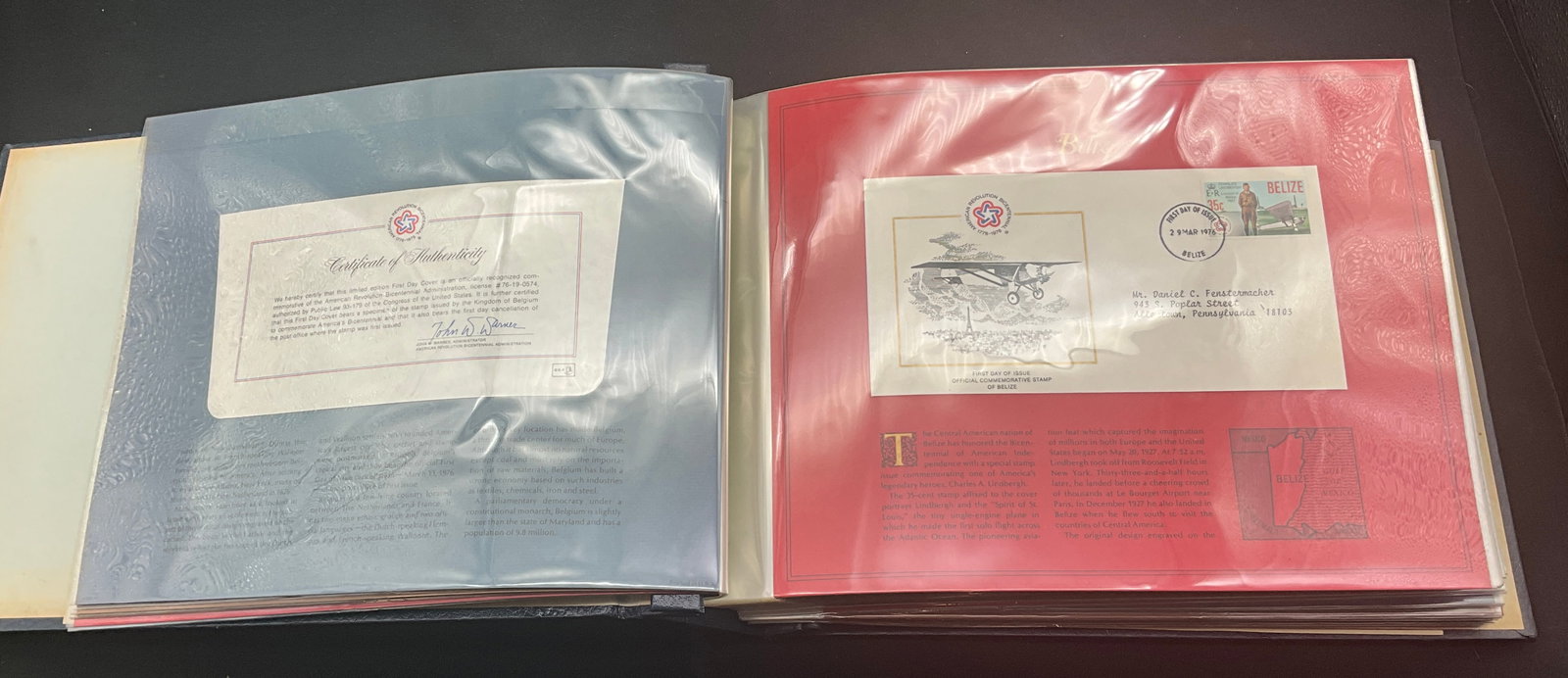 1976 American Revolution Bicentennial First Day Cover Collection - 2