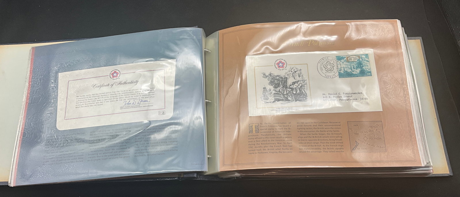 1976 American Revolution Bicentennial First Day Cover Collection - 3