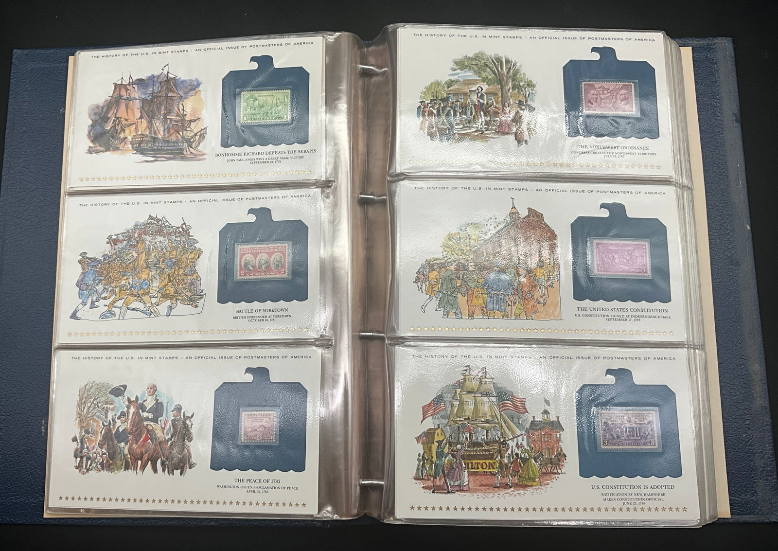 US Postmasters of America The History of the U.S. in Mint Stamps Collection - 6