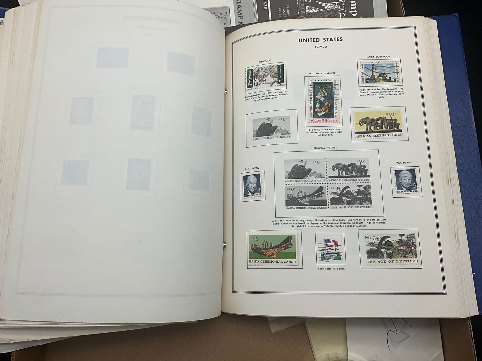 US 1850-1974 Stamp Collection, H.E. Harris Liberty Album - 6