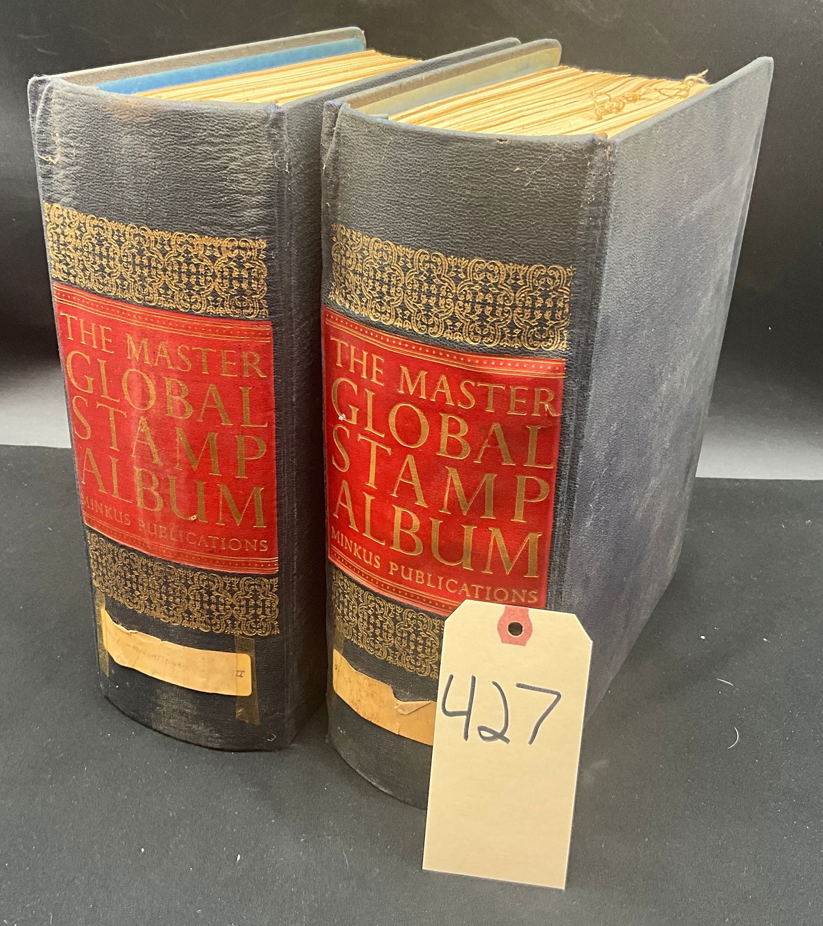 WW 19th-20th C. Minkus Master Global Stamp Album, 2 Vols, Mint/Used: This two-volume set of the Minkus Master Global Stamp Album contains a diverse collection of international stamps from the 19th and 20th centuries. Notable highlights include Republic of China
