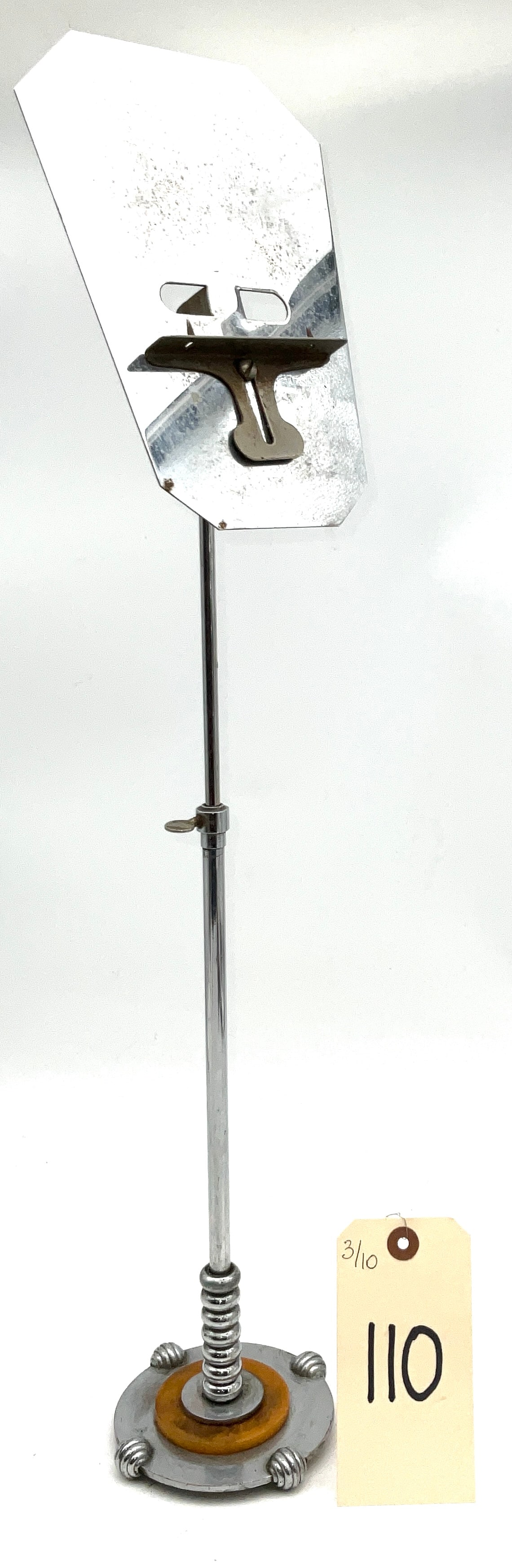 Art Deco Style Adjustable Chrome and Bakelite Display Stand (1 of 6)