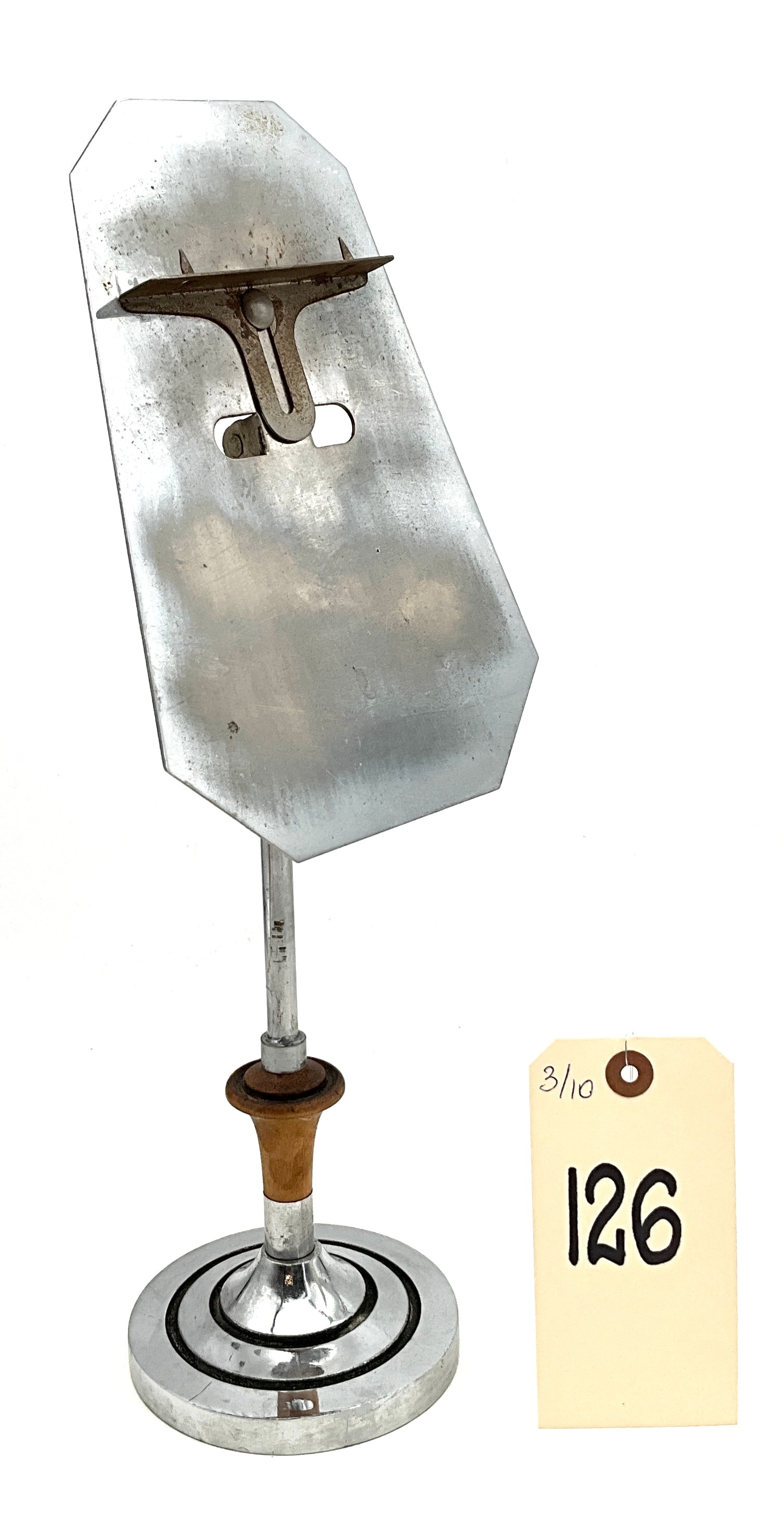 Art Deco Chrome and Bakelite Adjustable Shoe Store Display Stand (1 of 4)