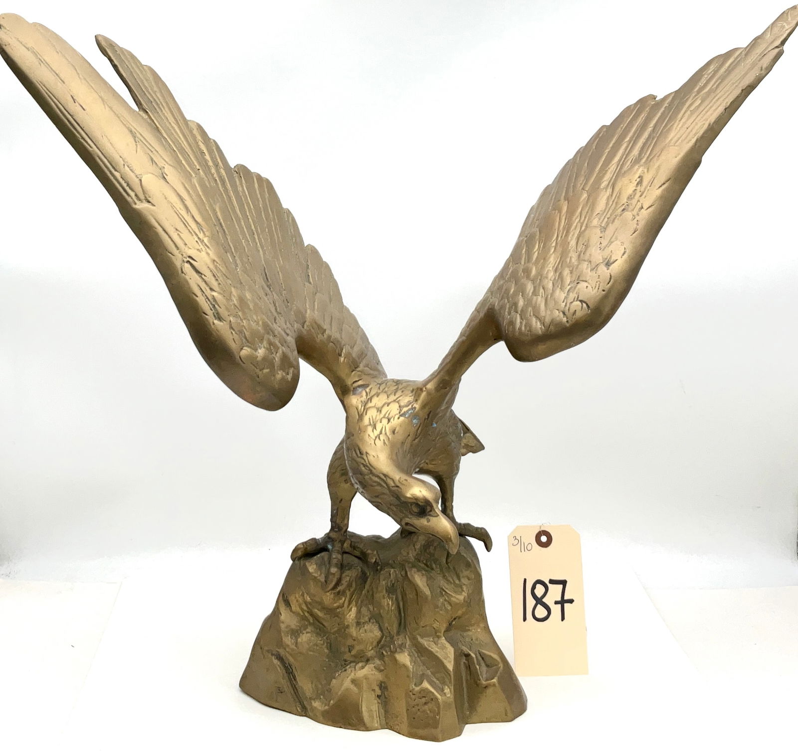 Vintage, Brass Eagle Sculpture (1 of 5)