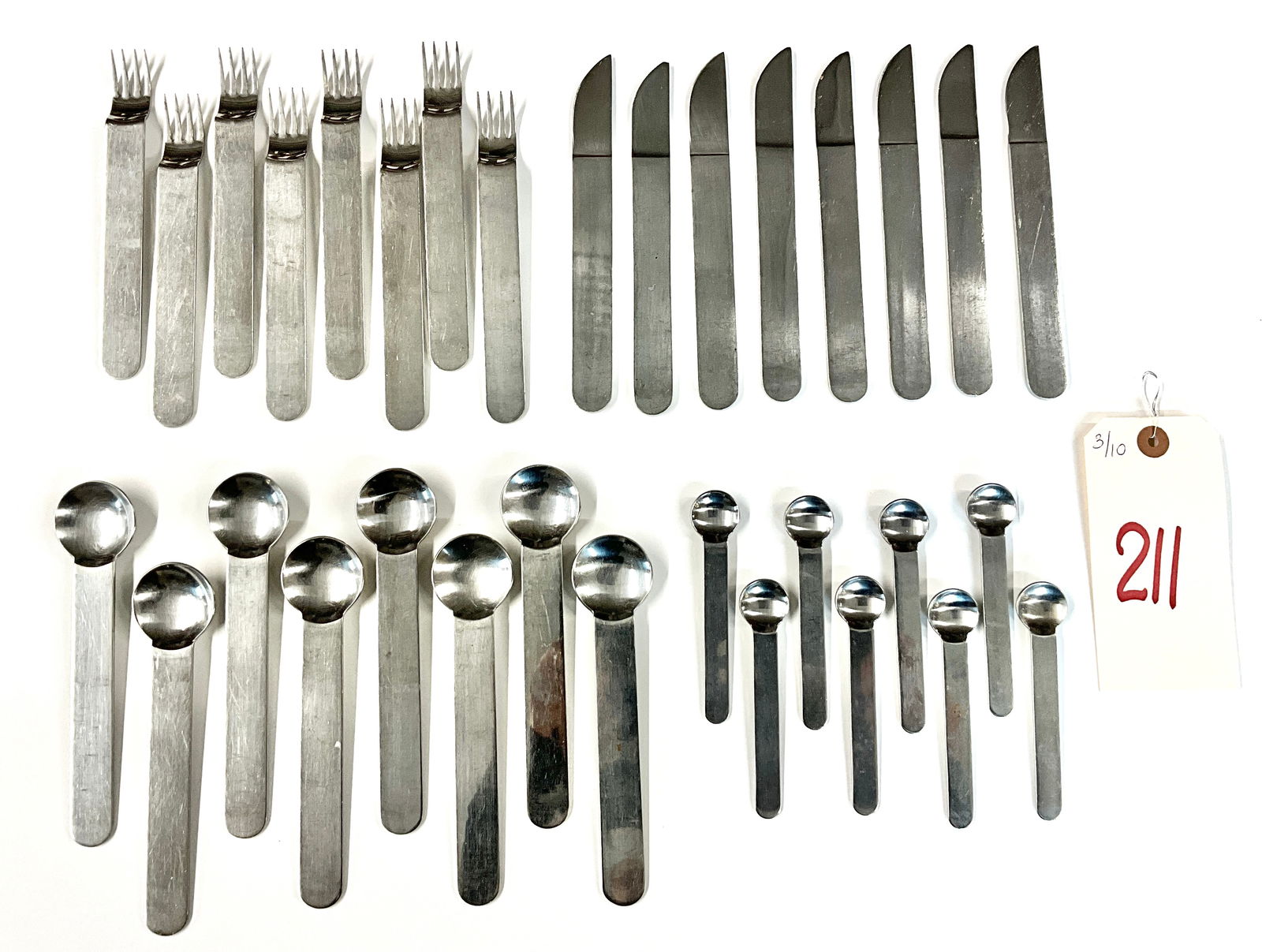 Sergio Asti for ICM Lauffer Mid-Century Flatware Set. (1 of 6)