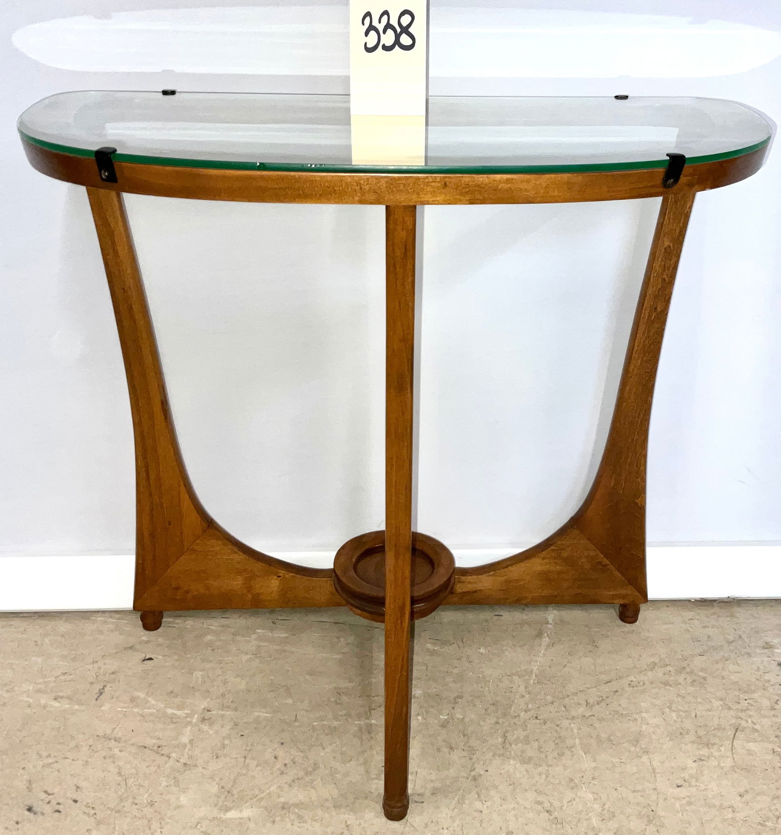 Mid-Century Modern, Demi-Lune, Console Table (1 of 3)