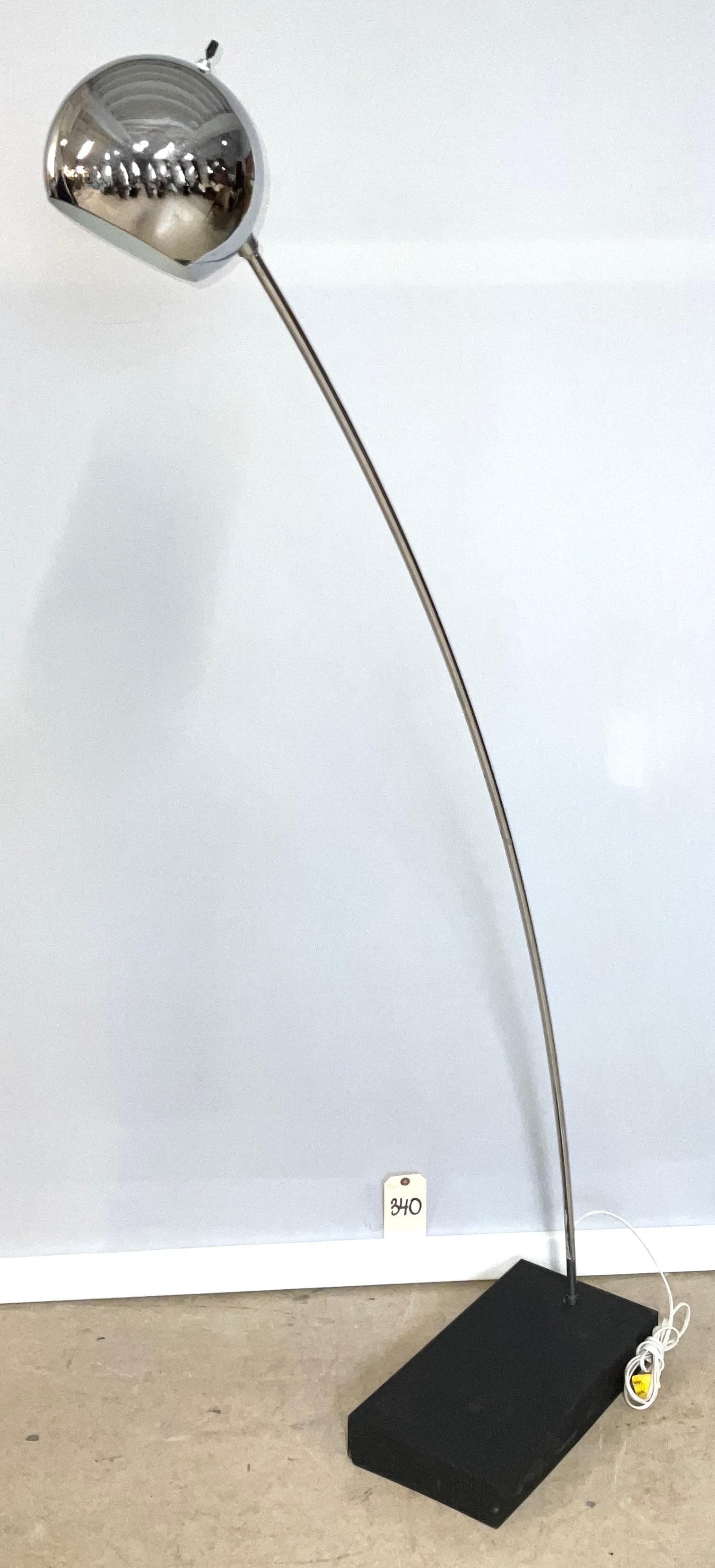 Mid-Century Modern Chrome Eyeball Arc Floor Lamp (1 of 2)