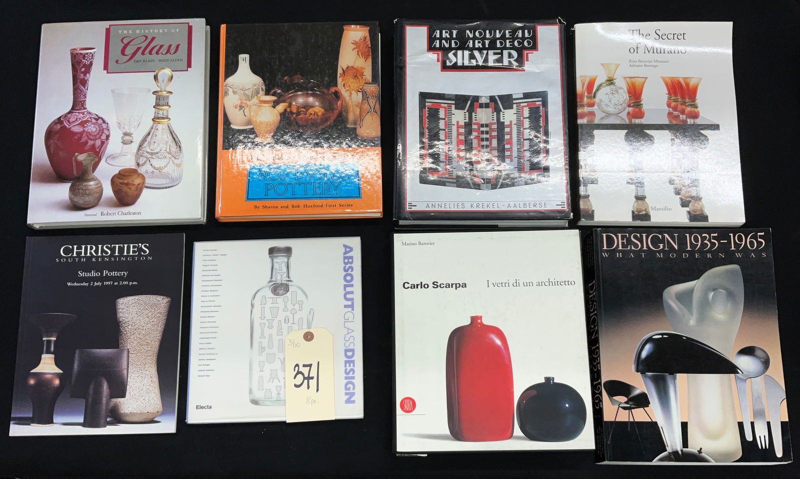 Various Authors. A Collection of Eight Reference Books and Catalogues on Decorative Arts and Design (1 of 4)