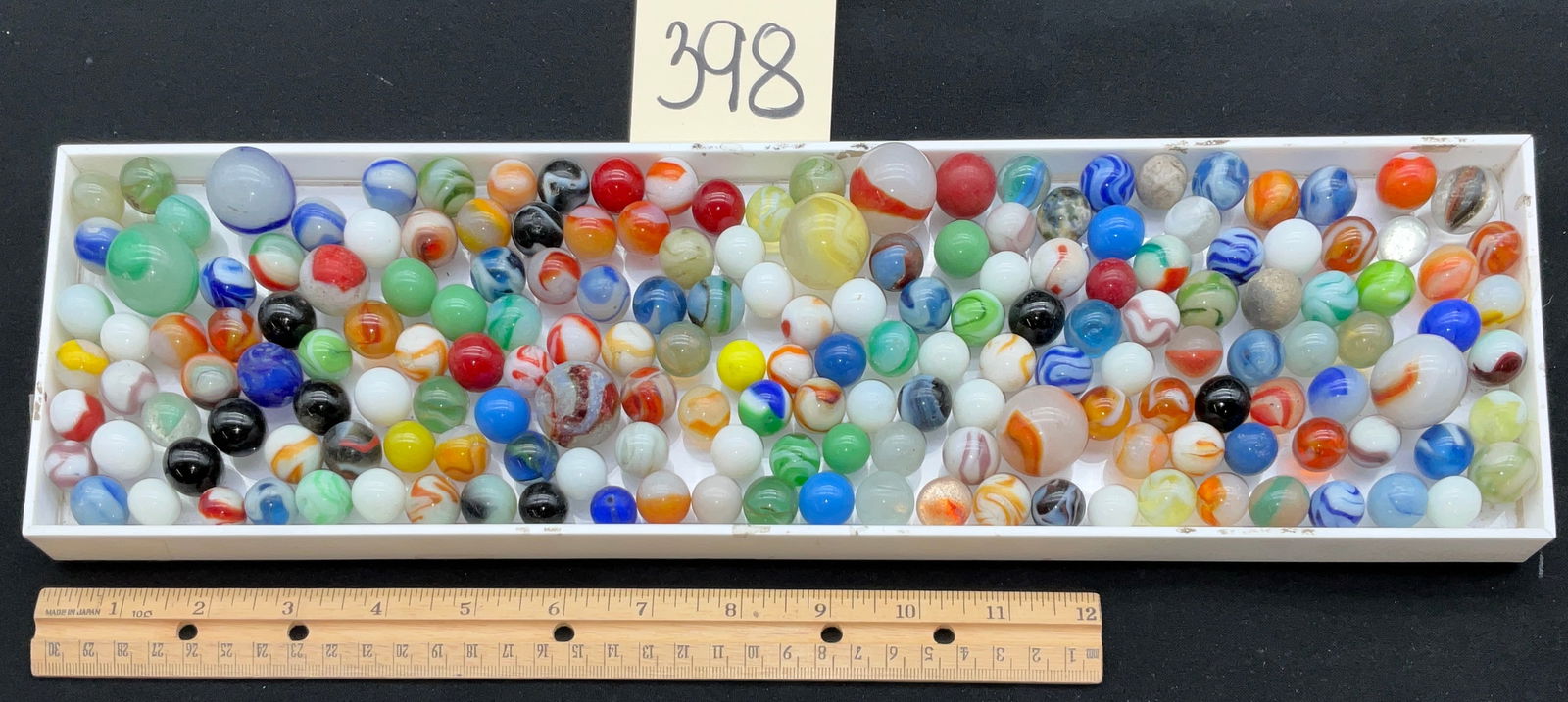 Vintage Multi-Color Glass Marble Collection including Uranium Glass Specimens (1 of 7)