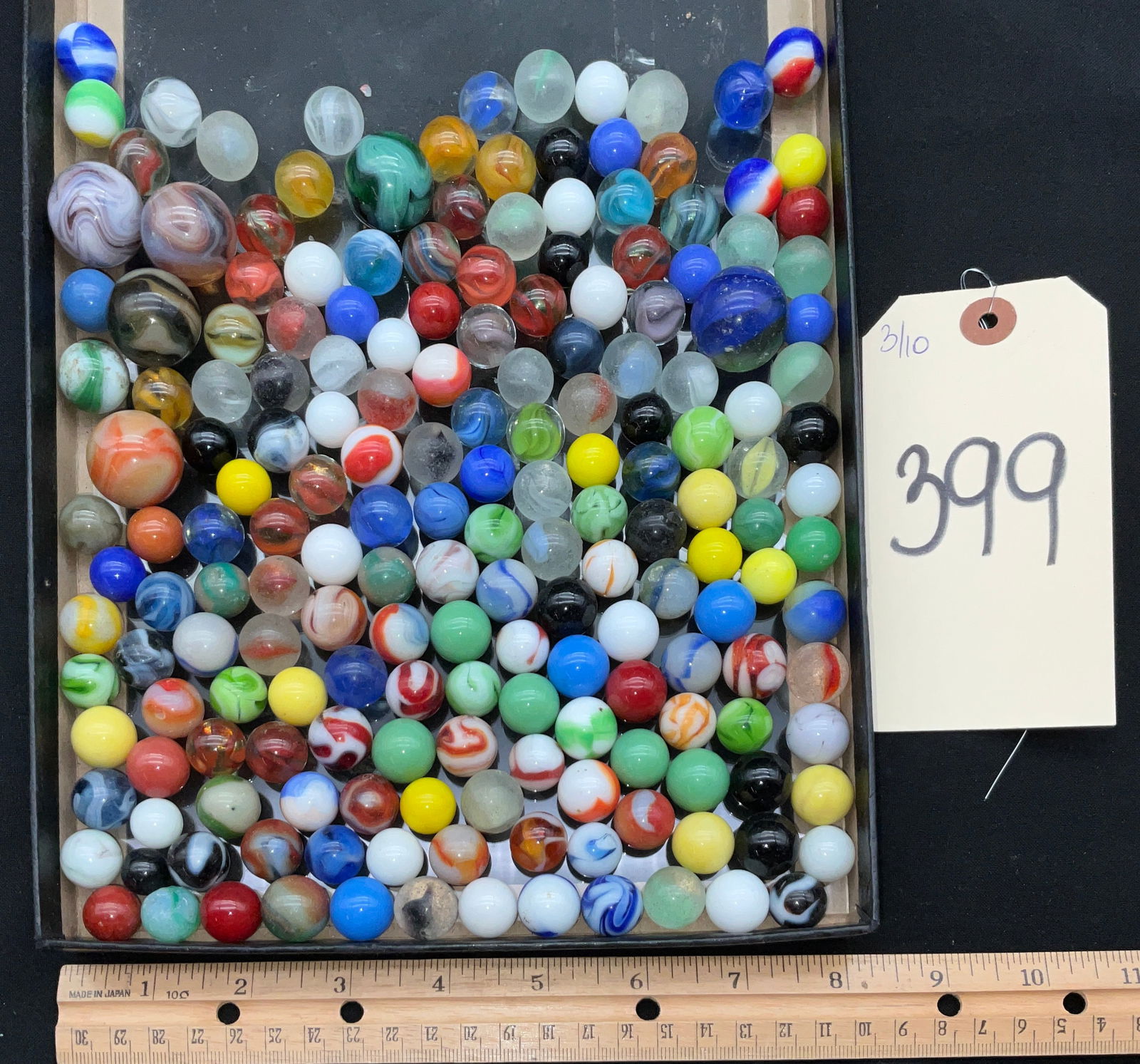 Large Collection of Vintage Machine-Made Glass Marbles, Mixed Styles, Mid-20th Century (1 of 3)