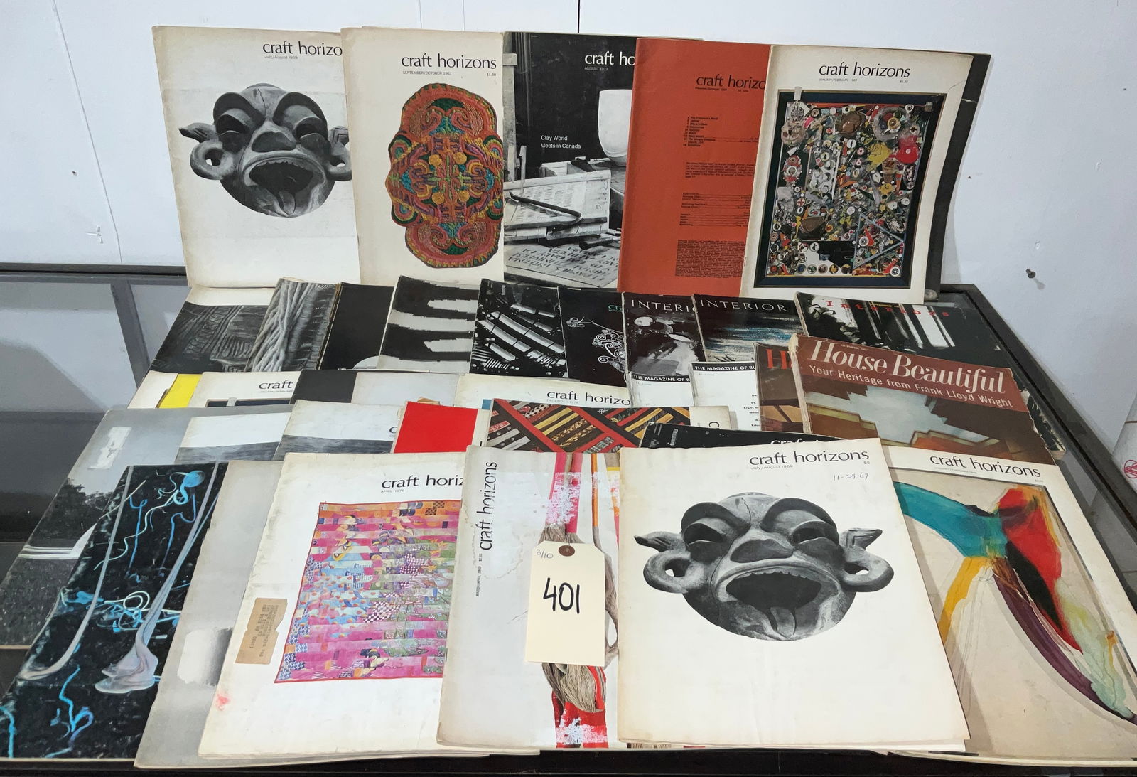 Various Authors, Archive of Mid-Century Modern Architecture and Craft Magazines, First Editions, (1 of 4)