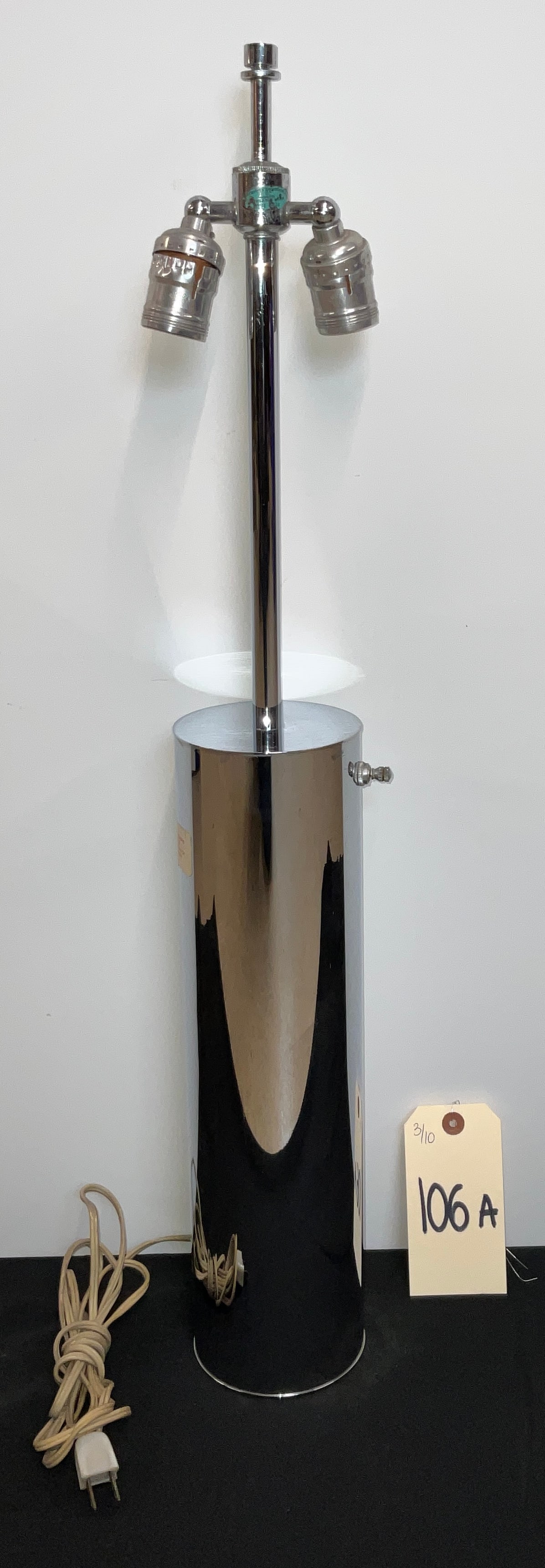 Nessen Studios Skyscraper Chrome Table Lamp, Mid-Century Modern (1 of 3)