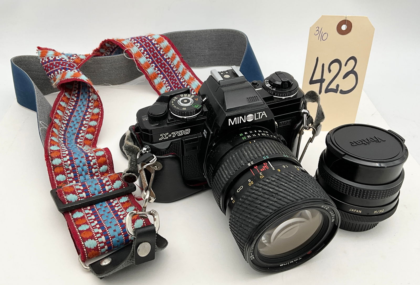 Minolta X-700 35mm SLR Film Camera with Two Lenses and Accessories (1 of 3)