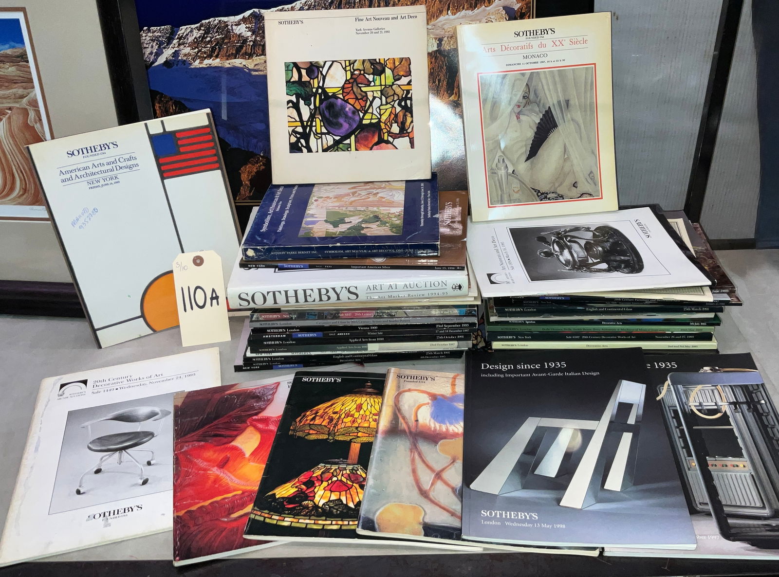 Sotheby's, Art Deco and 20th Century Design Auction Catalogs and Reference Books, 1980-1998 (1 of 3)