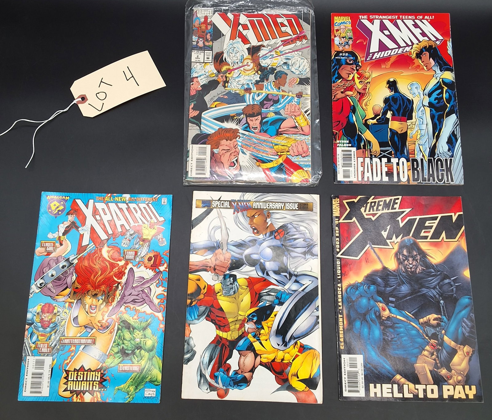 Lot of 5 X-men comics: Lot of 5 X-men comics Condition All property is sold in "as is" condition and all sales are final. Teel Auctions and its consignor make no representations or warranties, express or implied, with