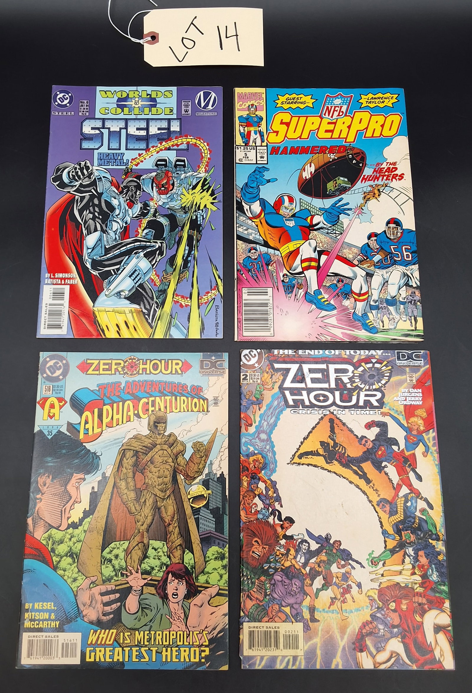 Lot of 4 Misc Comics: Lot of 4 Misc Comics Condition All property is sold in "as is" condition and all sales are final. Teel Auctions and its consignor make no representations or warranties, express or implied, with