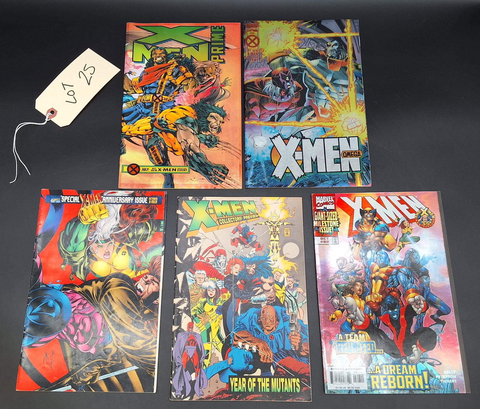 Lot of 5 Misc X-Men Comics: Lot of 5 Misc X-Men Comics Condition All property is sold in "as is" condition and all sales are final. Teel Auctions and its consignor make no representations or warranties, express or implied, with 