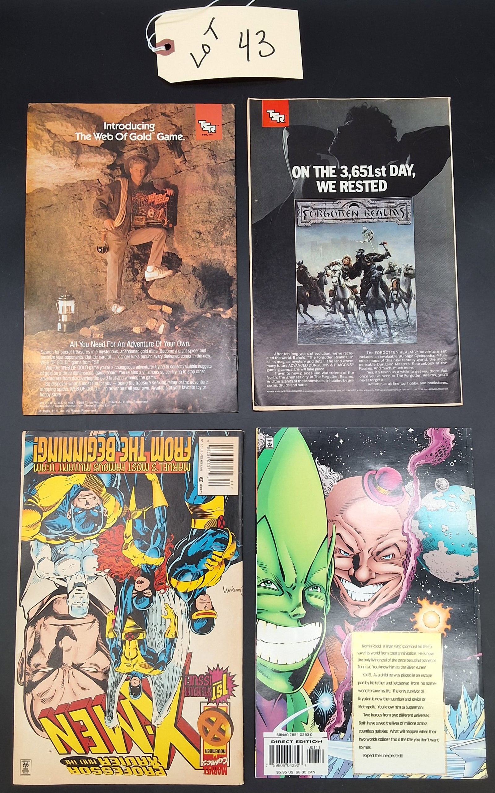 Lot of 4 Misc Marvel and DC Comics - 2
