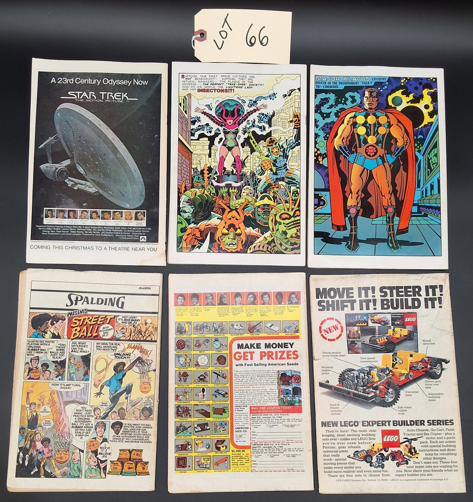 Lot of 6 Comics: Captain Victory, John Carter Warlord - 2