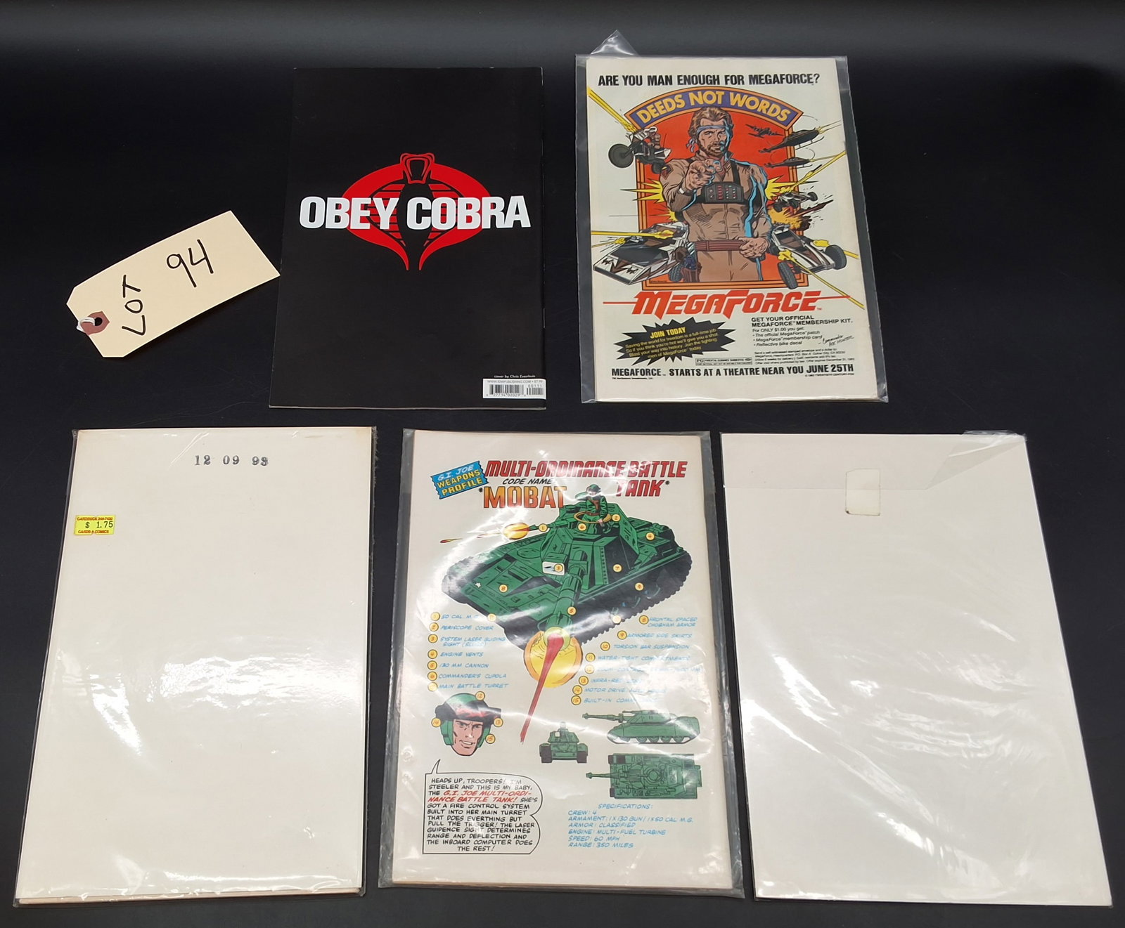 Lot of 5 GI JOE Comics - 2
