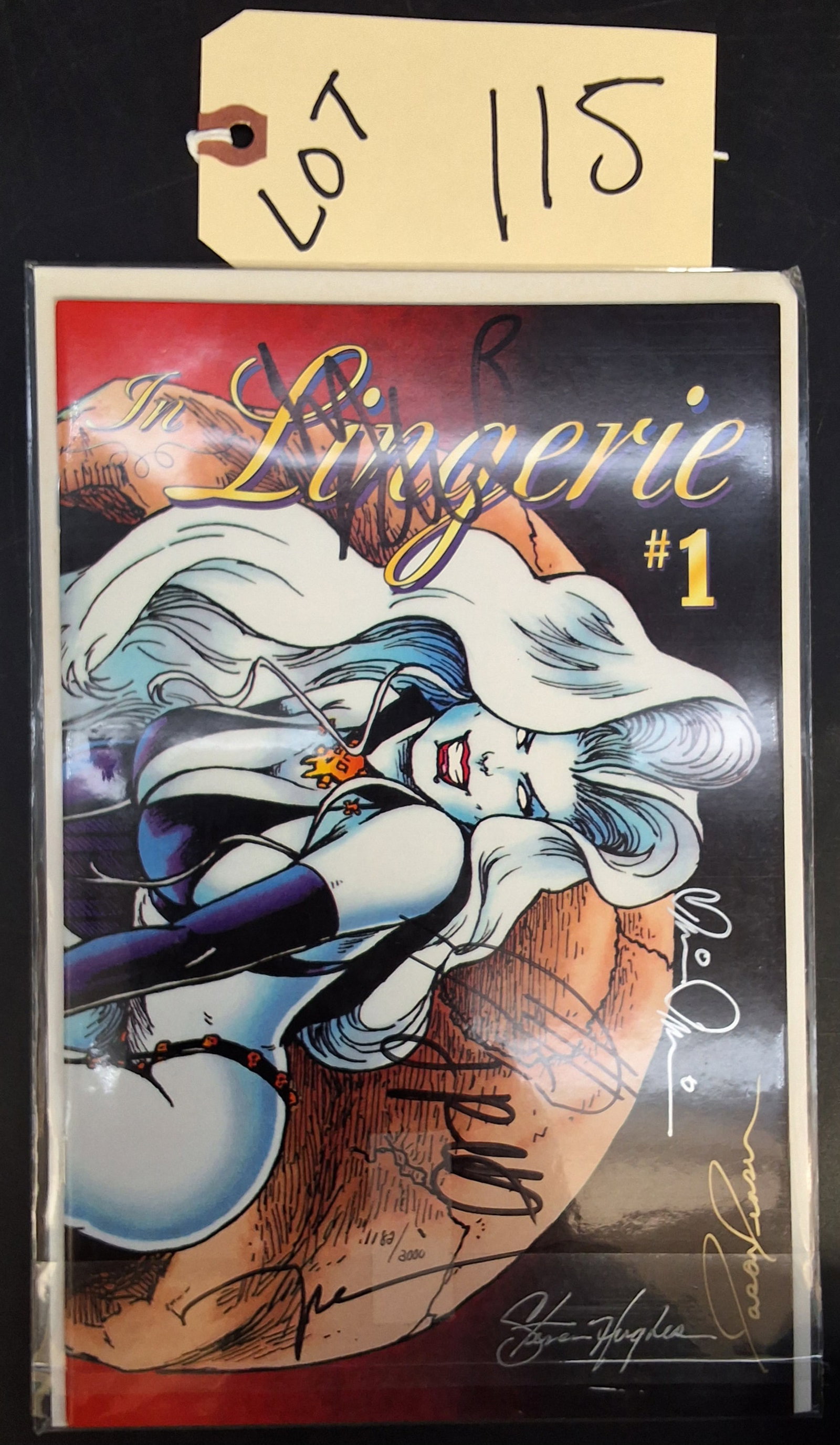 Lady Death in Lingerie #1 SIGNED w/ COA 1 of 3,000: Lady Death in Lingerie #1 SIGNED w/ COA 1 of 3,000 Condition All property is sold in "as is" condition and all sales are final. Teel Auctions and its consignor make no representations or warranties,
