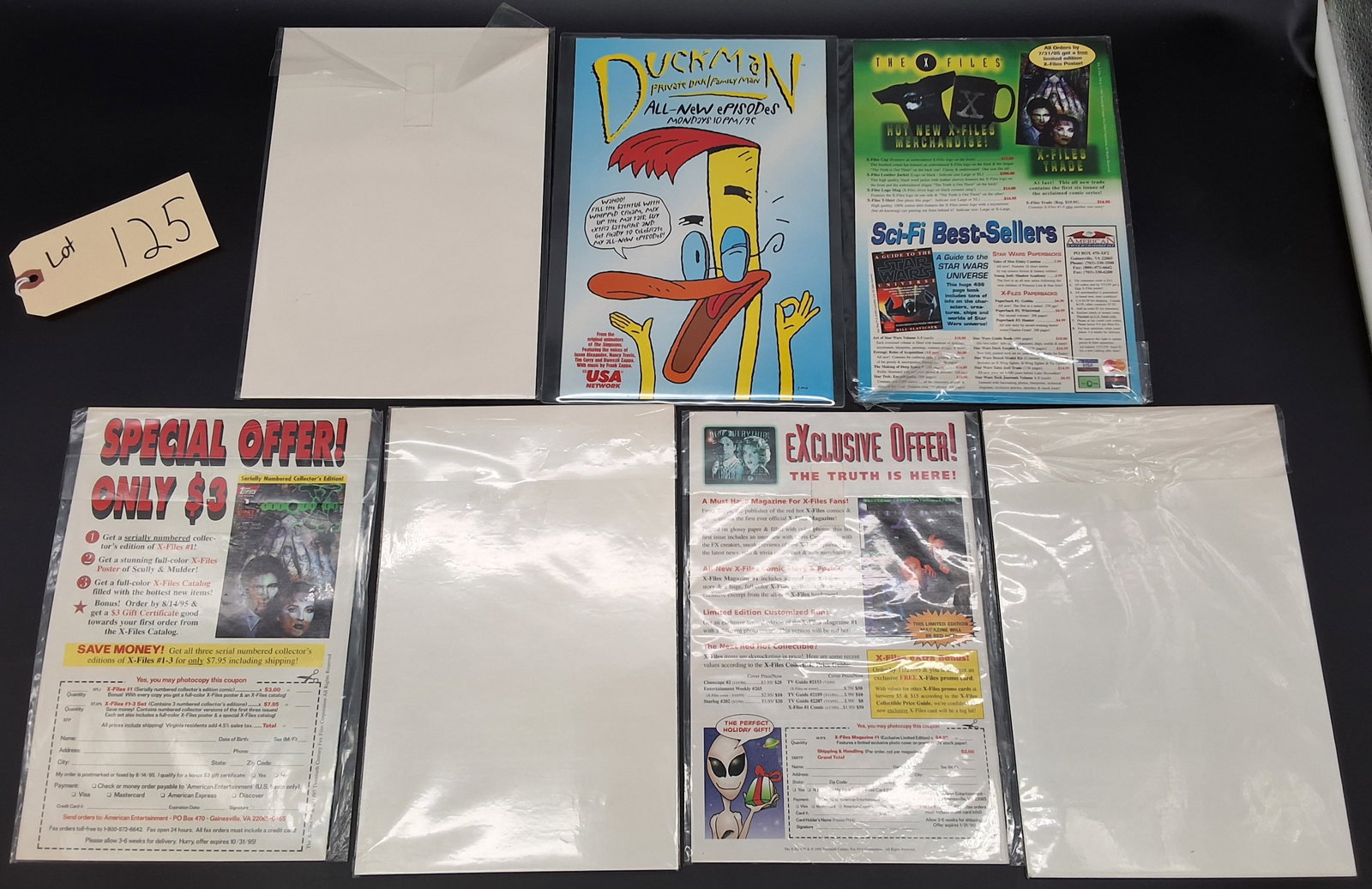 Lot of 7 "The X-Files" Comics - 2