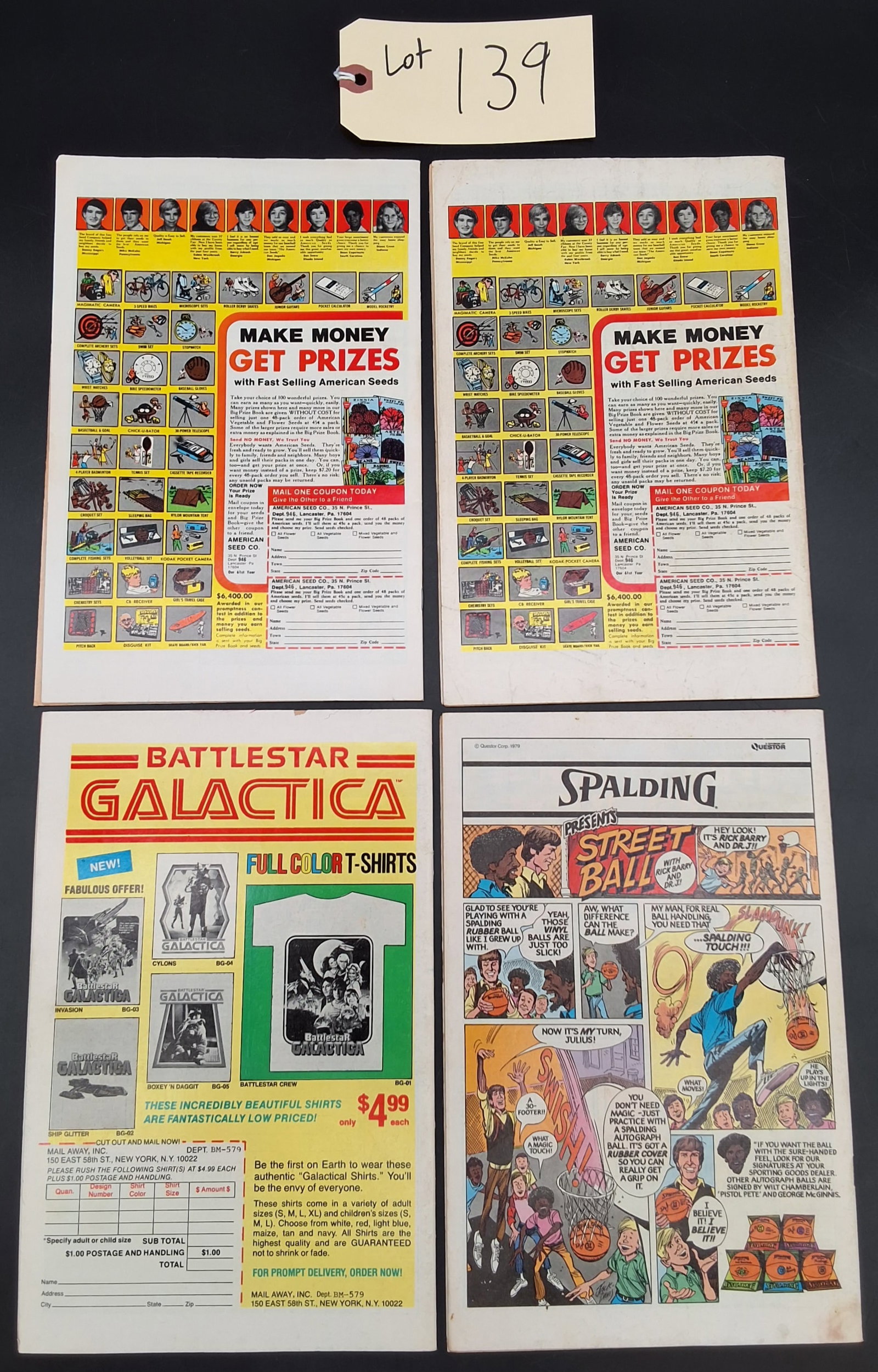 Marvel Comics Group Battlestar Galactica Issues 1-4 1979 - 2