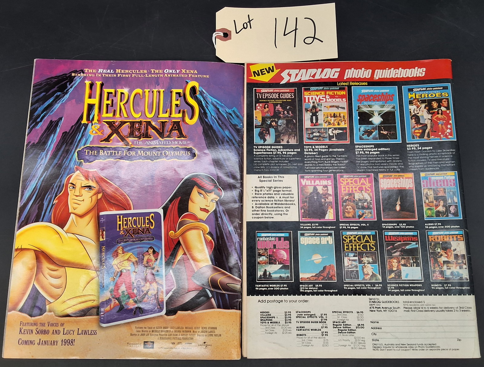 1997 Xena: Warrior Princess Official Magazine and Starlog Magazine #52 November 1981 - 2