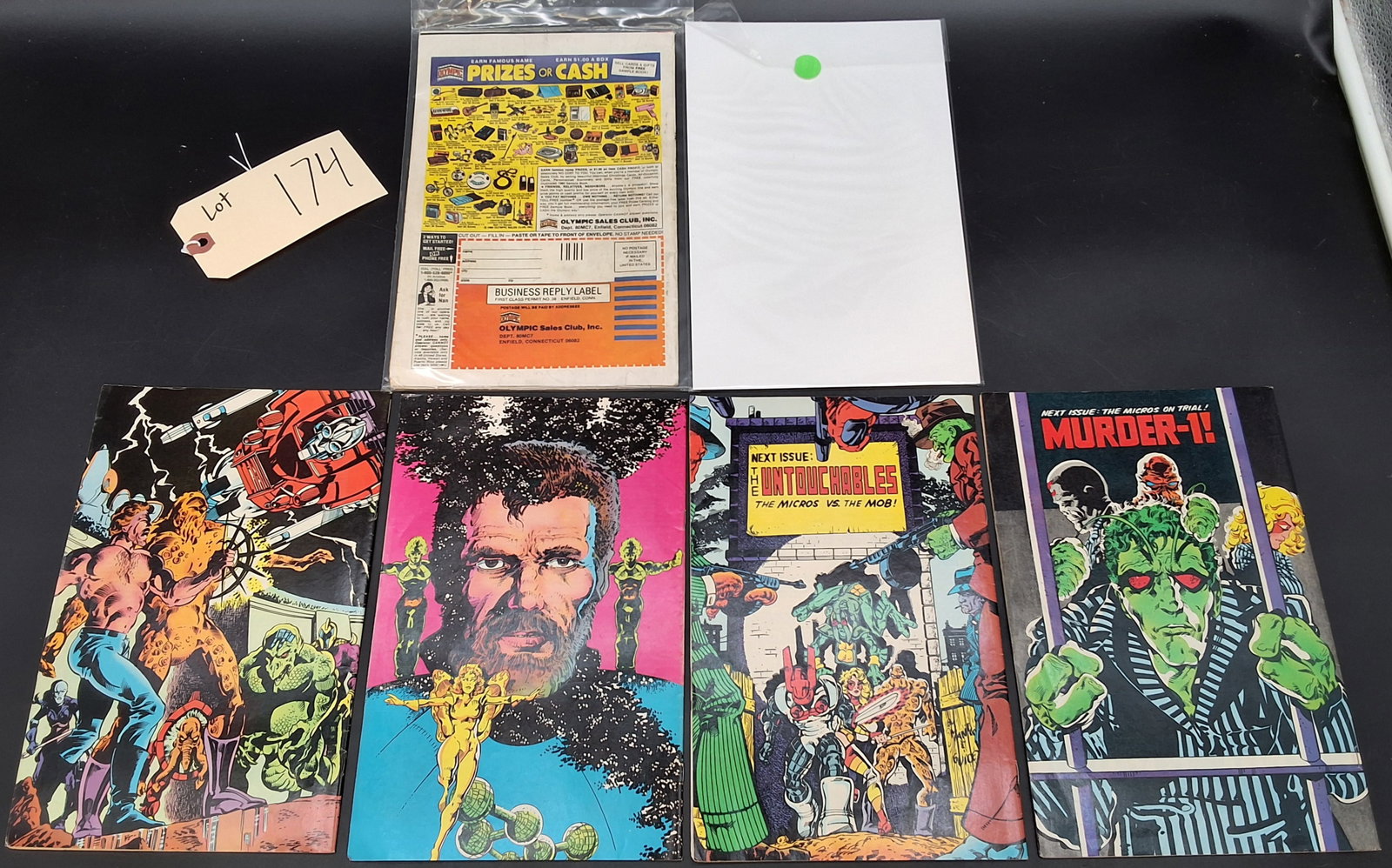 Lot of 6 Misc Micronauts Comics: Issues 50-53 1980s - 2
