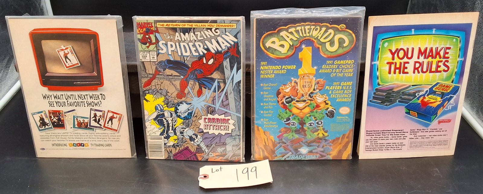 Lot of 4 Vintage Spiderman Comics - 2