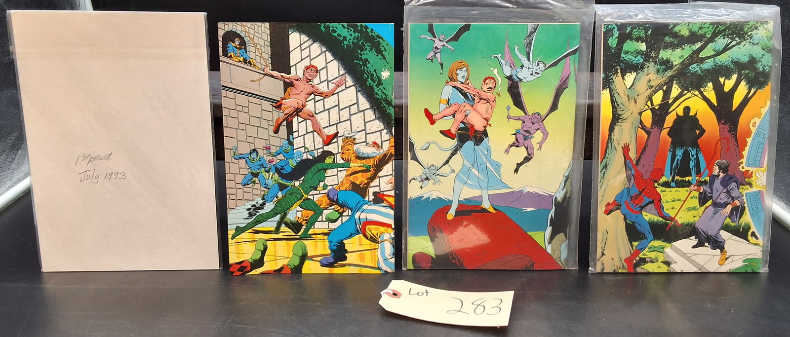 Lot of 4 Vintage Warlock Comics: Issues 2-5 1982, Warlock Chronicles #1 1993 - 2