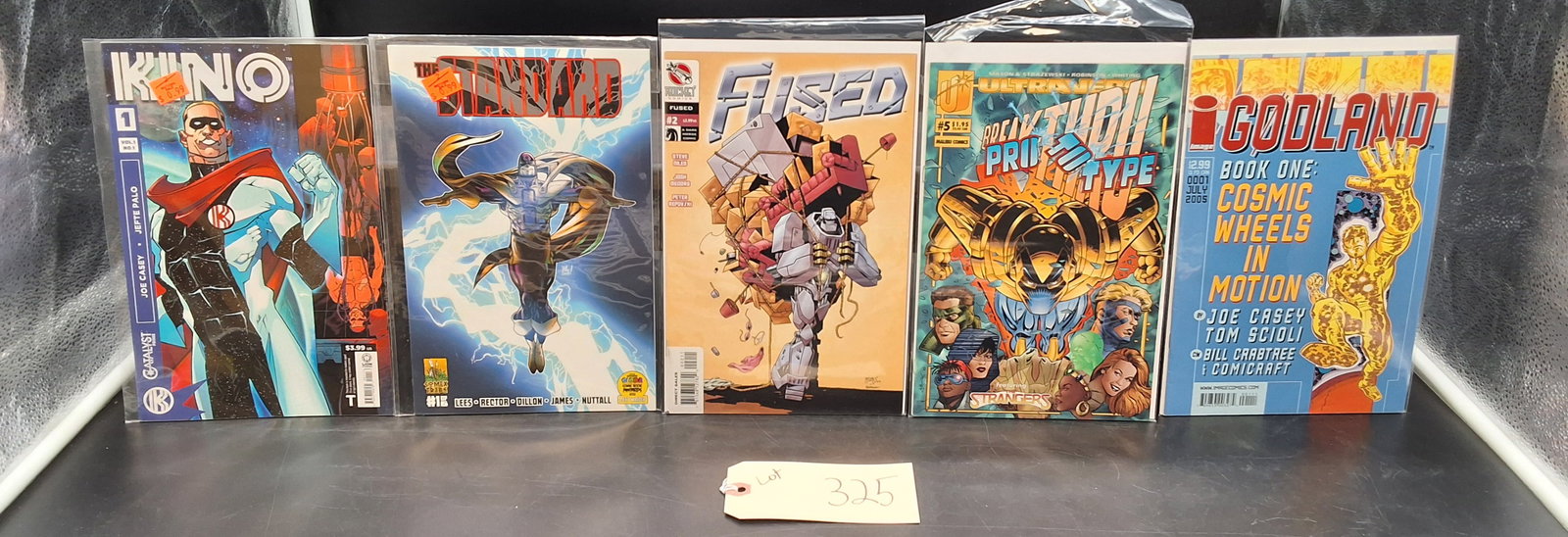 Lot of 5 Misc Comics: Kino, The Standard, Fused, Godland, Ultraverse: Lot of 5 Misc Comics: Kino, The Standard, Fused, Godland, Ultraverse Condition All property is sold in "as is" condition and all sales are final. Teel Auctions and its consignor make no