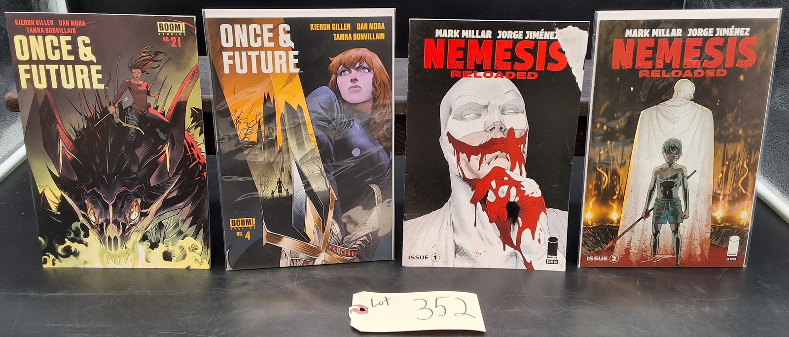 Lot of 4 Misc Modern Comics: Once & Future #21 & 4, Nemesis: Reloaded #1 & 2: Lot of 4 Misc Modern Comics: Once & Future #21 & 4, Nemesis: Reloaded #1 & 2 Condition All property is sold in "as is" condition and all sales are final. Teel Auctions and its consignor make no repres