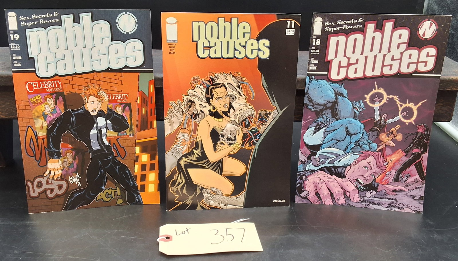 Lot of 3 Noble Causes Comics: Issues 11, 18, 19 (1 of 2)