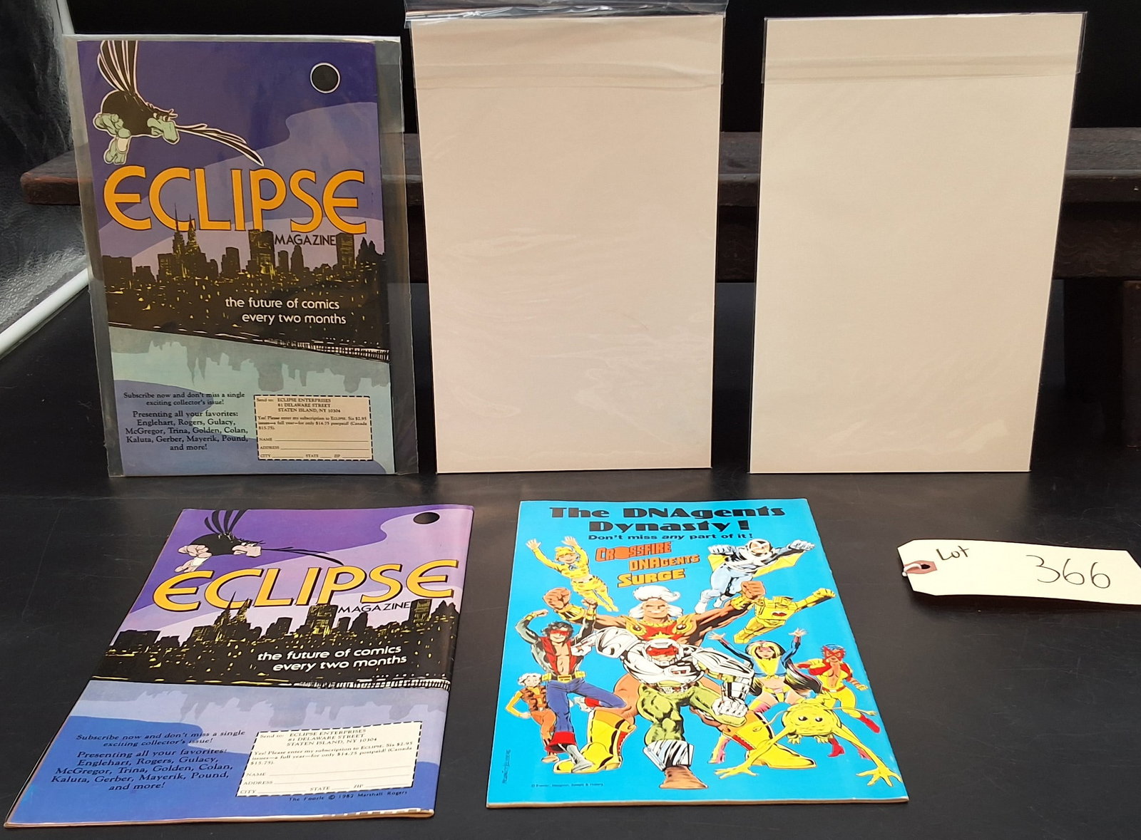 Lot of 5 Vintage Sabre Eclipse Comics - 2