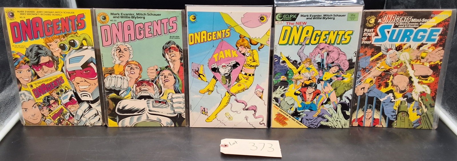 Lot of 5 Vintage DNAgents Comics: Issues 18, 20, 11, The NEW DNAgents #9, SURGE: Lot of 5 Vintage DNAgents Comics: Issues 18, 20, 11, The NEW DNAgents #9, SURGE Condition All property is sold in "as is" condition and all sales are final. Teel Auctions and its consignor make no rep
